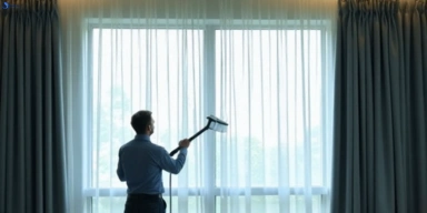 Commercial drapes cleaning service caravan-head-nsw hotels offices