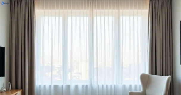 Restored vibrant drapes in caravan-head-nsw QLD after Matty Curtain Cleaning